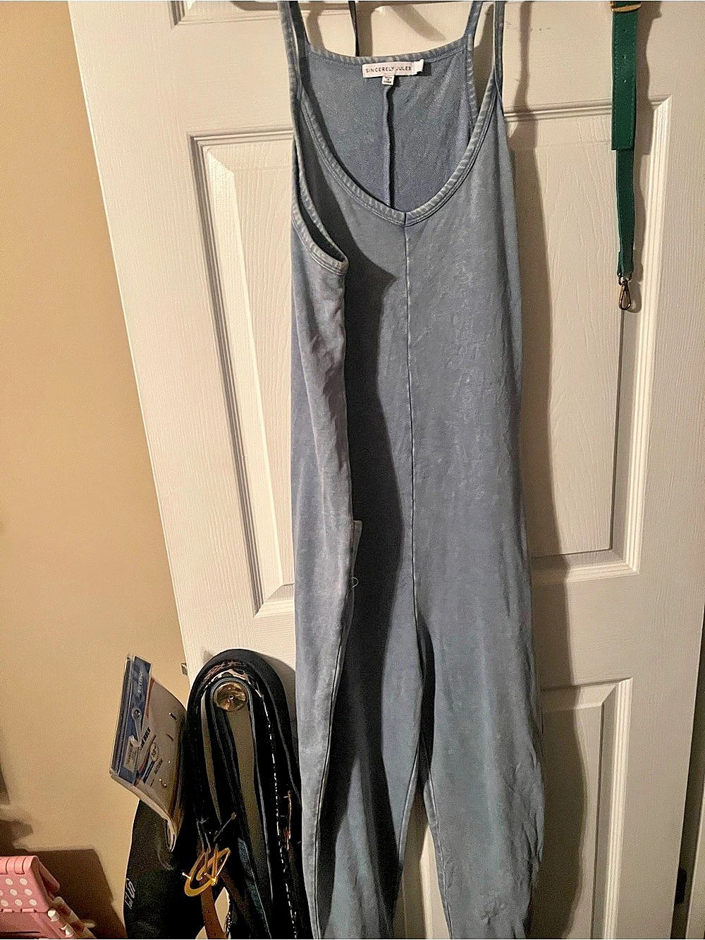 Universal Thread Women’s Blue Jumpsuit Size large - Picture 2 of 5